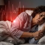 Seorang perempuan tengah terjaga