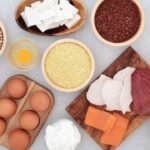 Foto makanan sumber protein