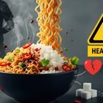 gambar semangkuk mi dan nasi