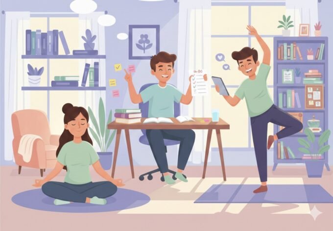 Remaja sedang bahagia demi jaga kesehatan mental